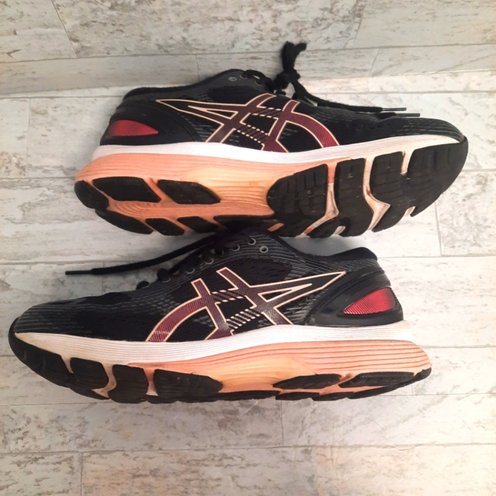 Asics gel nimbus pink/black